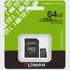 KINGSTON Memorijska kartica microSDXC Canvas Select Plus, 64GB, crna, UHS-I, U1, Class 10, V10