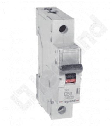 LEGRAND Automatski osigurač 1P C 50A 6kA AC S301 TX3