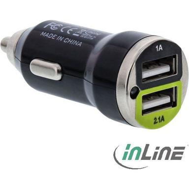 INLINE Punjač za mobitel 31502C, crni