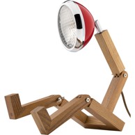 PIFFANY MR. WATTSON Stolna lampa Original Flash crvena