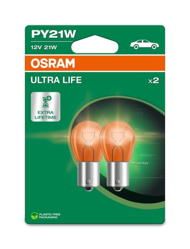 OSRAM Žarulja Ultra Life 7507ULT-2BL, PY21W, 12V, BAU15S