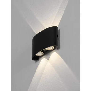 DUOMO Vanjska zidna LED svjetiljka NL9050729, 5W, 400 lm, IP54, 3000 K, antracit