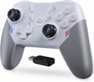 OGT Bežični gamepad za PC Windows 7/8/10 i Android TV, bijelo-siva