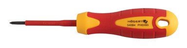 HOGERT Križni odvijač PH1 80 mm, 1000V, S2 čelik HT1S922