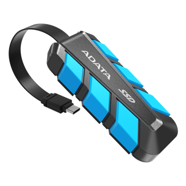 ADATA SSD Eksterni SC740, 500 GB, plavi