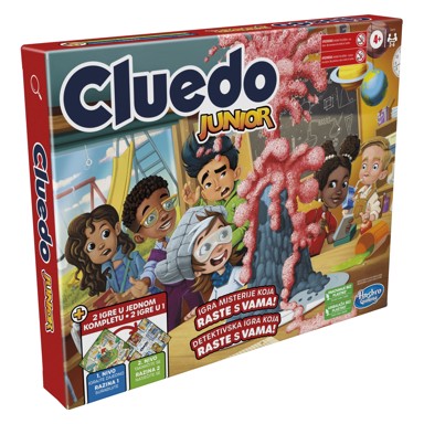 HASBRO GAMES Društvena igra, Cluedo Junior+