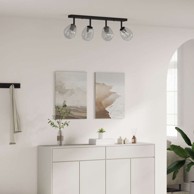 Stropne svjetiljke s prilagodljivim staklenim senzorom, antracit, E27