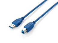 EQUIP Adapter USB 3.0 A na USB B, plavi, 1m