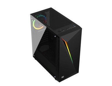 CRATOS Stolno računalo Glacier / Intel Core i5-12400F, 16 GB RAM, 1 TB SSD, NVIDIA GeForce RTX 5060 8 GB, FreeDOS