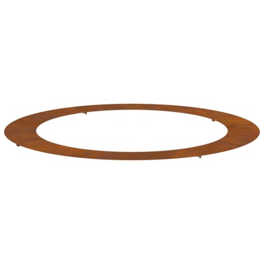 Planter od Corten čelika, veliki, izdržljiv, kružni
