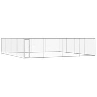 Vanjski kavez za pse od pocinčanog čelika 760 x 760 x 185 cm