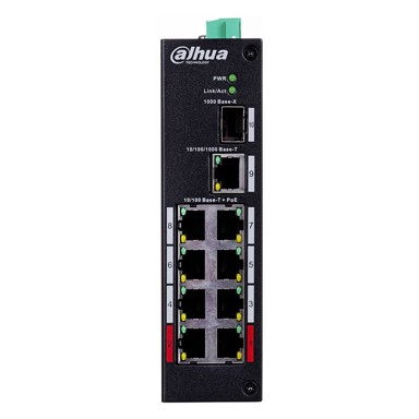 DAHUA Switch PFS3110-8ET-96-V2, 8-Port, Gigabit Ethernet, SFP/RJ45