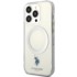 U.S. POLO ASSN. Futrola US Polo MagSafe za Apple iPhone 15 Pro Max, prozirna