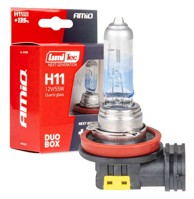 AMIO Halogena žarulja Lumitec H11, +135% svjetla, 12V, 55W