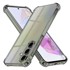 TECHSUIT Shockproof Clear Silicone zaštitna maskica za Samsung Galaxy A35 5G, smoke crna