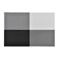 JAHU COLLECTIONS Crno-bijeli plastični podmetač 2 kom 30x45 cm Chess 