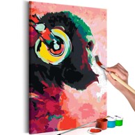 Slika za samostalno slikanje Monkey In Headphones 40x60