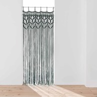 DOUCEUR D'INTÉRIEUR Crna zavjesa za vrata 90x200 cm Macarena