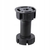 Noga za kuhinjski namještaj 150 mm/crna set 4 noge + 2 kopče