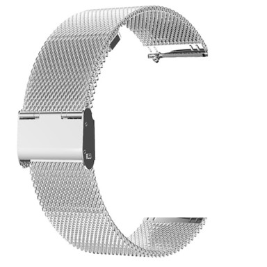 NEOGO Remen za Milanese Remen za 20mm, srebrna