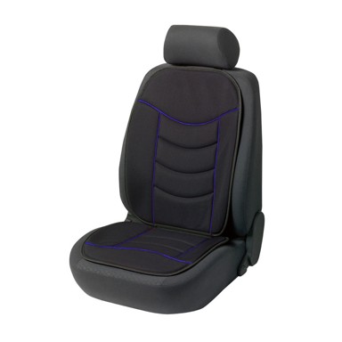 Navlaka za auto sjedalicu MI3 crna sa sivim, plavim i crvenim obrubom