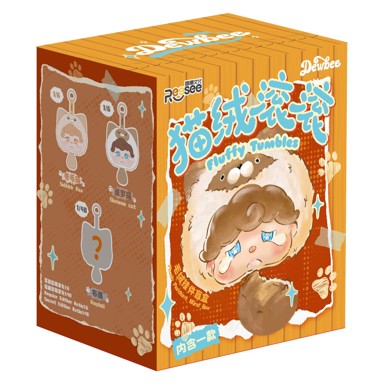 DEWBEE Fluffy Tumbles plišani privjesak maca blind box