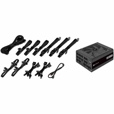 CORSAIR Napajanje PSU HX1000i 1000W 80+ Platinum, 140mm, ventilator, crni