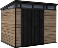 KETER Vrtna kućica Pent 9x7, ashwood