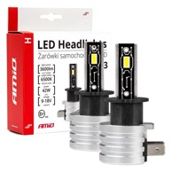 AMIO LED žarulja za automobil H3 H-Mini, Canbus, 6500K