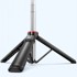 MG Teleskopski Bluetooth selfie štap s LED svjetlom 1,3 m, crna