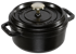 STAUB Lonac Cocotte 12 cm, lijevano željezo, crni