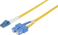 INTELLINET Optički kabel 473729, LC-SC OS2, 5 m, žuti