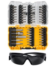 DEWALT Set od 47 bitova i naočale DT70704