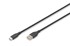 USB-A na USB-C kabel 60 W 2 m, crni