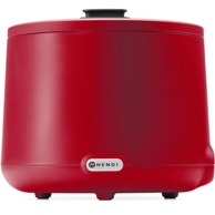 HENDI Električno termos kuhalo za juhu Uniq 35-85 °C 8 l 500 W, crvena