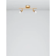 Reflektor, Lup, NL960002, GU10, IP20, 2x, satin zlatna