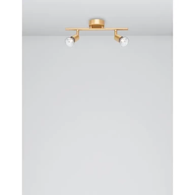 Reflektor, Lup, NL960002, GU10, IP20, 2x, satin zlatna