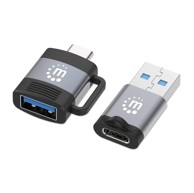 MANHATTAN Adapter set, USB-C (M) na USB-A (Ž) i USB-A (M) na USB-C (Ž)