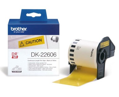  Naljepnice za QL pisač, film žute, beskonačne, 62 mm