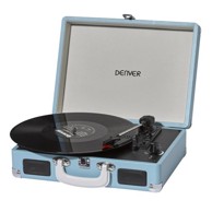 DENVER Gramofon VPL-120, analogni, sa zvučnicima, plavi