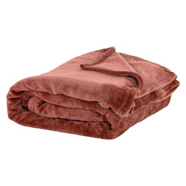 TISECO HOME STUDIO Ciglasti prekrivač od mikropliša 220x240 cm Plaid 