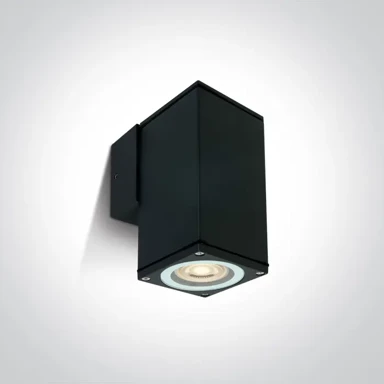 Zidna svjetiljka, 1xGU10, MR16, 10W, 230V, IP54, DM67426B/B, crna