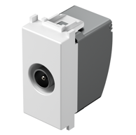 TEM Utičnica TV prolazna 10 dB, 1M, PW bijela