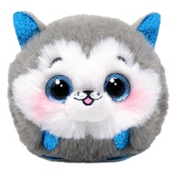 TY Lopta Topaz, leopard, 8 cm, roza