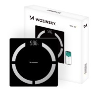 WOZINSKY Pametna Bluetooth vaga WIWL-30, crna