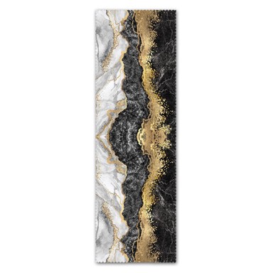 MINIMALIST CUSHION COVERS Nadstolnjak 40x130 cm Marble 