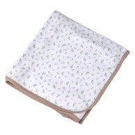 BEBE DOUCEUR Bijela pamučna deka za bebe 75x75 cm Koala