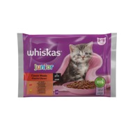 WHISKAS Kitten klasični izbor govedina/piletina 4 x 85 g