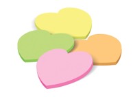 Samoljepivi listići Srce, roza