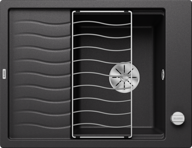 BLANCO Sudoper ELON 45 S InFino  SILGRANIT s dalj. upr. - grafit